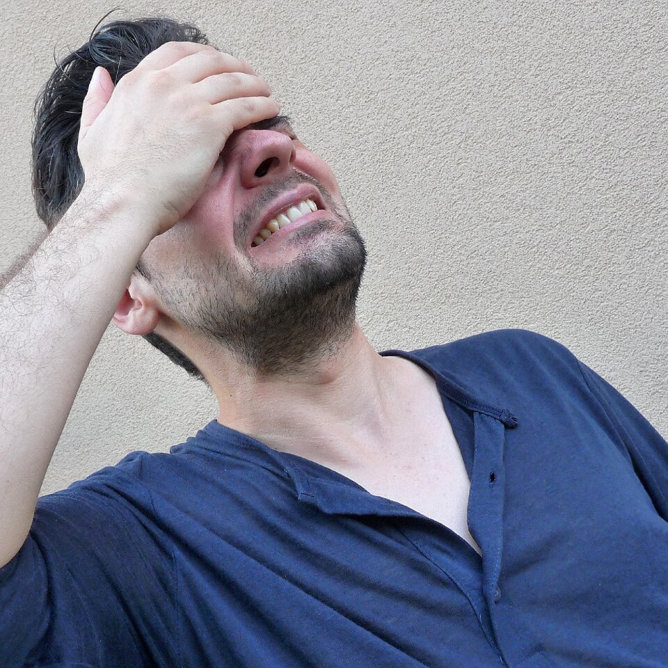 Stress stressed man person
