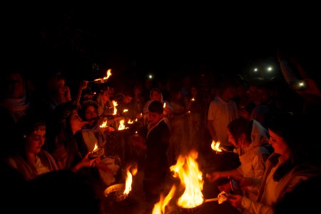 Ezidis celebrating Ezidi New Year in April 2018 at Lalish 03