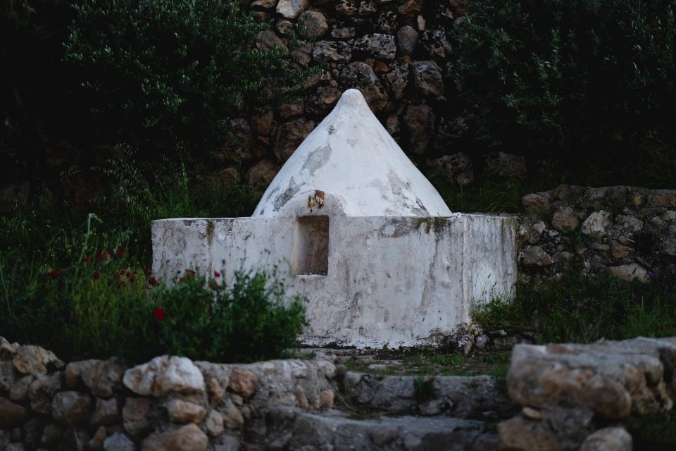 Ezidi shrine of Sharaf al-Deen nestled into the Shingal mountains near Sinune village 33