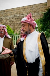 Ezidi Prince Azahr Muawiya Al-Yezidi at the Shrine of Mohamed Rashan 16