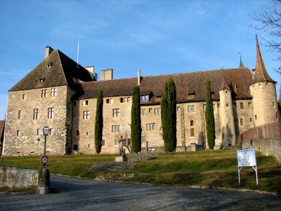 Facade sud du château de Colombier