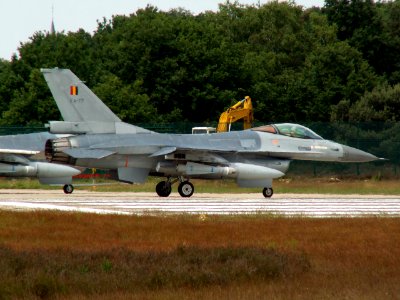 F16 RBAF FA-77 at Kleine Brogel Air Base, Belgium 2005