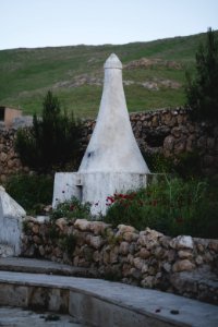 Ezidi shrine of Sharaf al-Deen nestled into the Shingal mountains near Sinune village 31