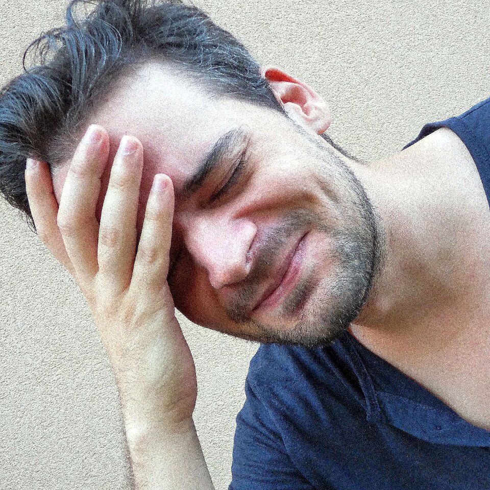 Stress stressed man person