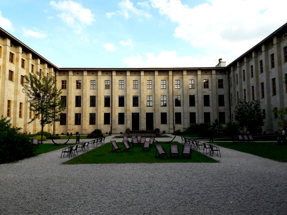 Facade of the National Museum in Warsaw 09