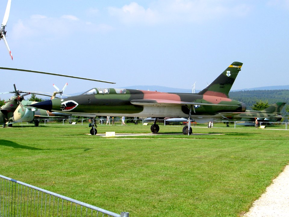 F105 thunderchief, USAF 24417, Georga Air National Gard