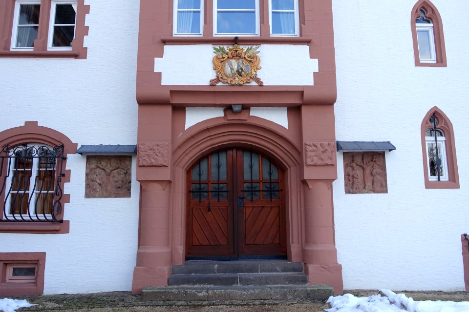 Facade detail - Schloss Dagstuhl - DSC06222