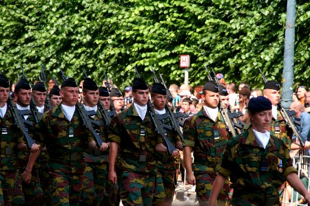 Fête nationale belge à Bruxelles le 21 juillet 2016 - Armée belge (Défense) 05