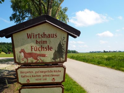 Füchsle Hinweisschild