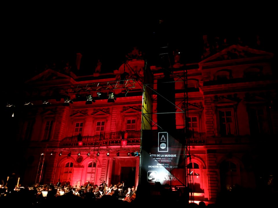 Fête de la musique 2018 à Lyon - Place des Terreaux - Orchestre National de Lyon - Rouge