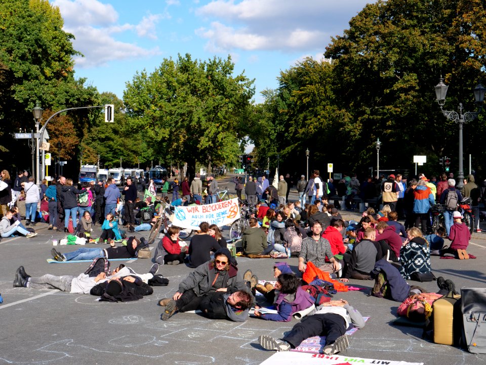 Extinction Rebellion blockade Großer Stern 2019-10-07 63