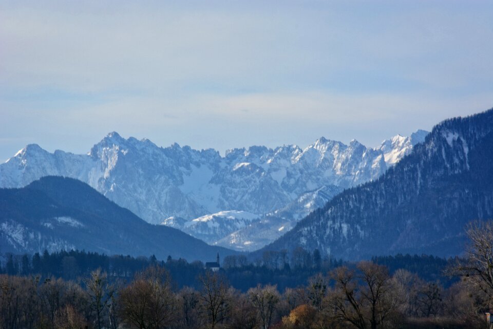 Lake nature mountains