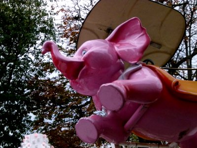 Fête foraine - Jumbo rose volant 2