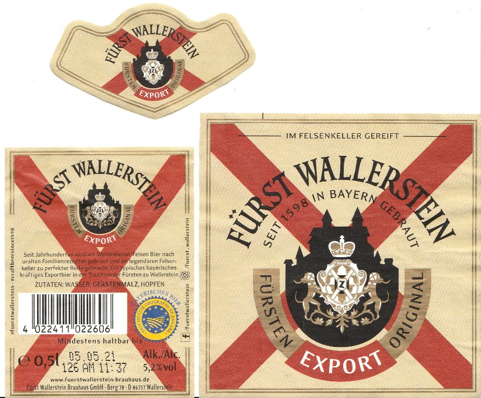 Fürst Wallerstein GmbH - Fürst Wallerstein - Fürsten Export Original