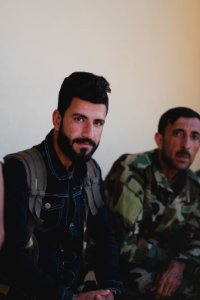 Ezidi Peshmerga soldiers at their base in the Sinjar Mountains, under the command of Qasim Shesho 22