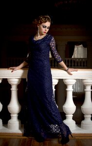 Evening dress makeup hairstyle