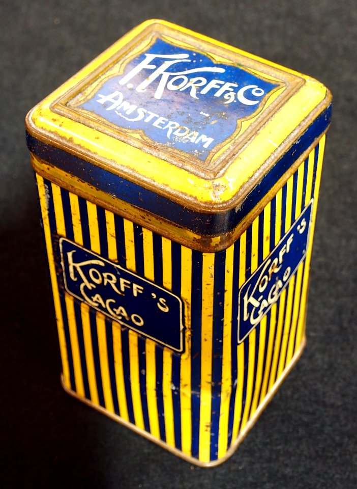 F Korff & Co Amsterdam cacao blikje, foto3