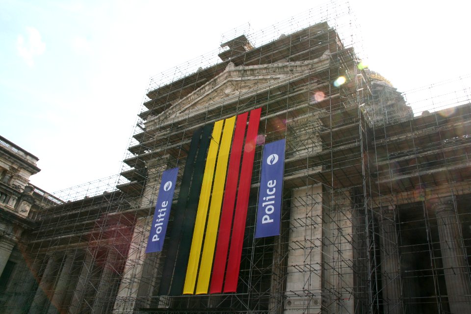 Fête nationale belge à Bruxelles le 21 juillet 2016 14 - Palais de Justice de Bruxelles