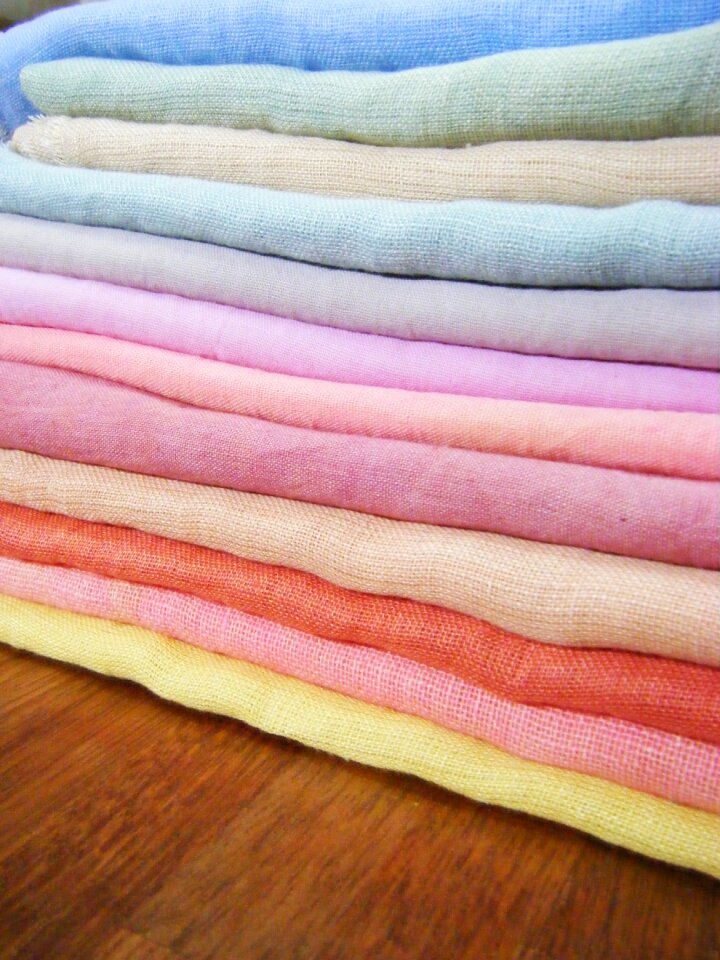 Dyeing linen nature