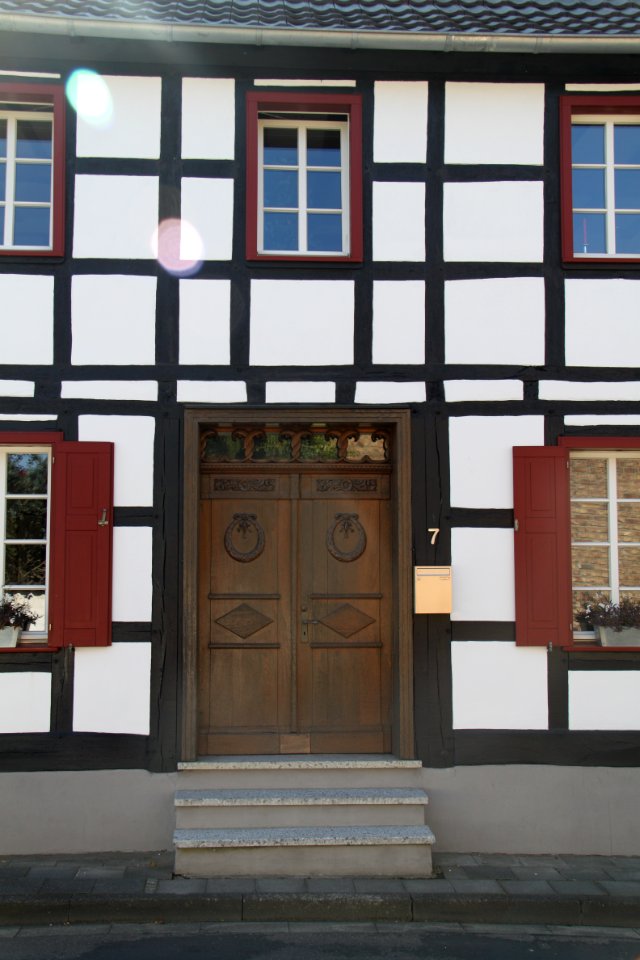 Fachwerkhaus, Meckenheim Ersdorf, Rheinbacher Straße 7 - Tür