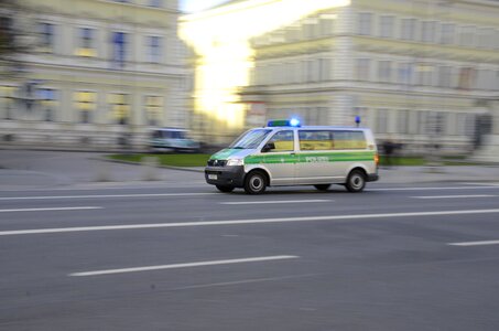 Police vehicle use panning