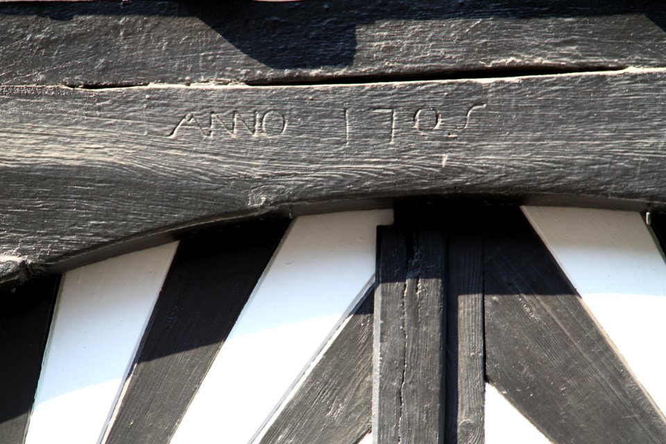 Fachwerkhaus, Ringen, Rheinbacher Strasse 4, Jahreszahl im Tor (4)