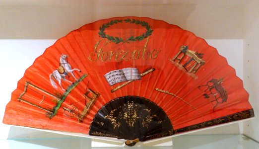 Fan, unidentified - Museo Nacional de Artes Decorativas - Madrid, Spain - DSC08358