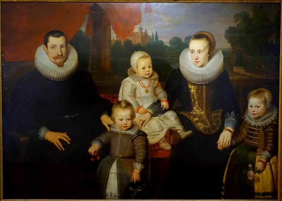 Family portrait by Cornelis de Vos, c. 1626 - Mainfränkisches Museum - Würzburg, Germany - DSC04559
