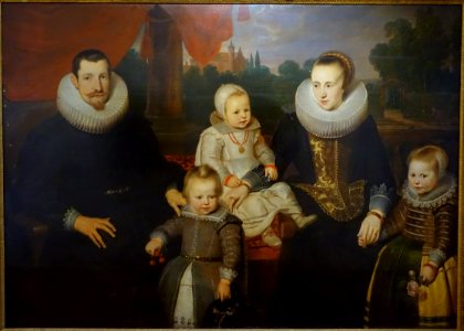 Family portrait by Cornelis de Vos, c. 1626 - Mainfränkisches Museum - Würzburg, Germany - DSC04559