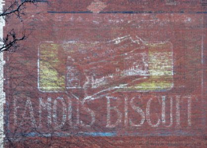 Famous Biscuit ghost sign, Uptown, 2021-01-01