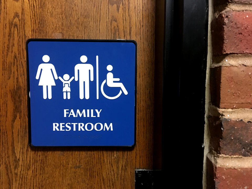 Family Restroom Sign