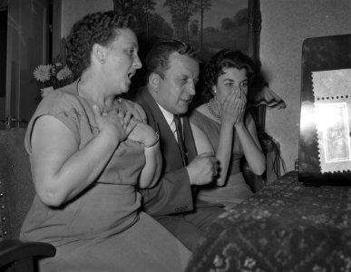 Familie Mahn hoort succes door radio, Bestanddeelnr 907-9636