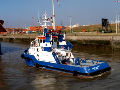 Fairplay XVII IMO 9051727, Call Sign DQHA at Antwerp, Belgium