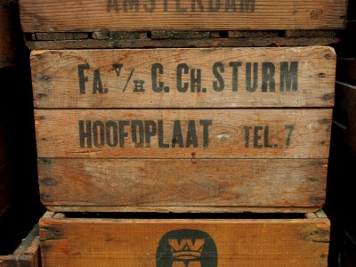 Fa vh C Ch Sturm Hoofdplaat bier krat, foto 1