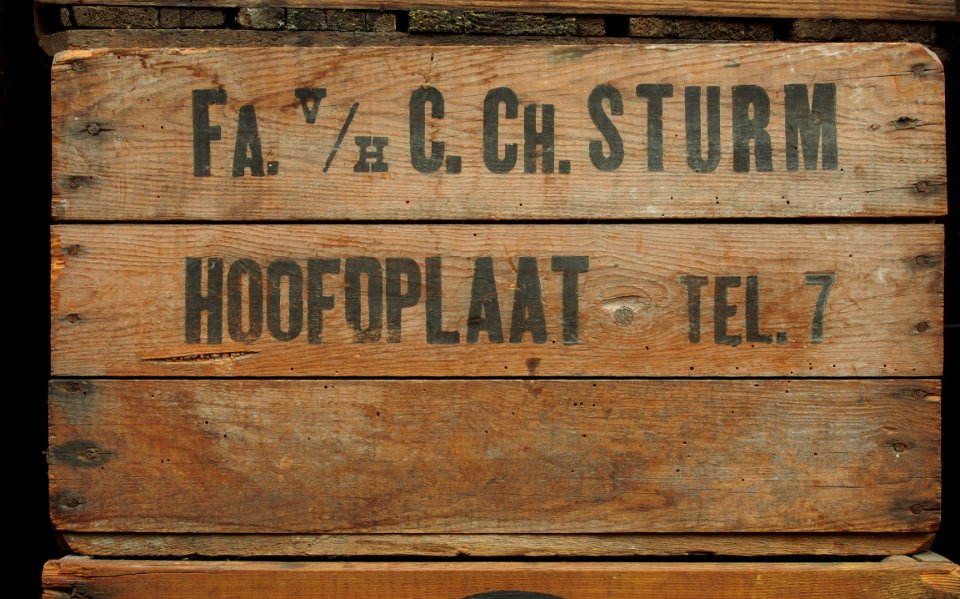 Fa vh C Ch Sturm Hoofdplaat bier krat, foto 2
