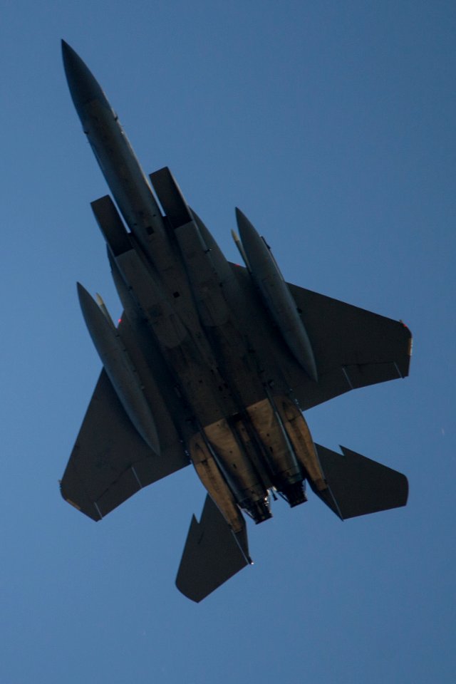 F-15C Takeoff Tyndall AFB March 2014 03