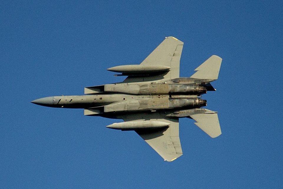 F-15C Takeoff Tyndall AFB February 2014