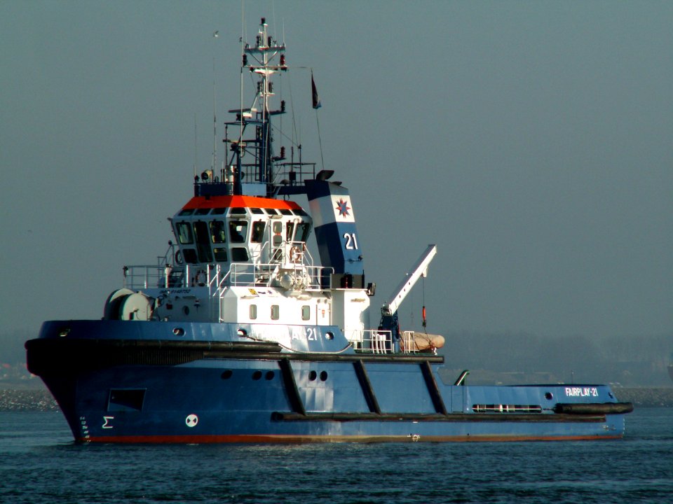 Fairplay-21 IMO 9148752, Call Sign PFBYat Port of Rotterdam, Holland 09-Jan-2006