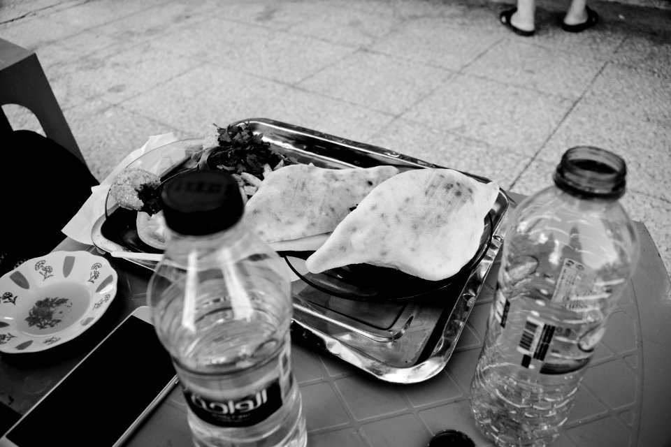 Falafel for breakfast in Duhok