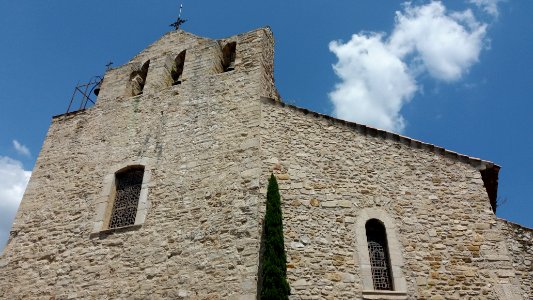 Façade de l'église de la Transfiguration - Le Castellet (Var)