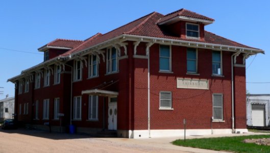 Fairbury, Nebraska Rock Island depot from NW 1
