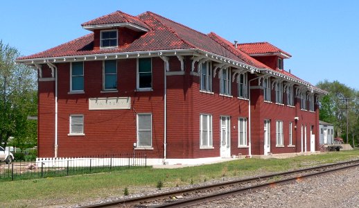 Fairbury, Nebraska Rock Island depot from SW 1