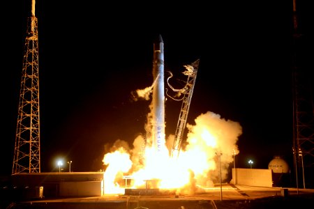 Falcon 9 Lifting Off from Cape Canaveral photo