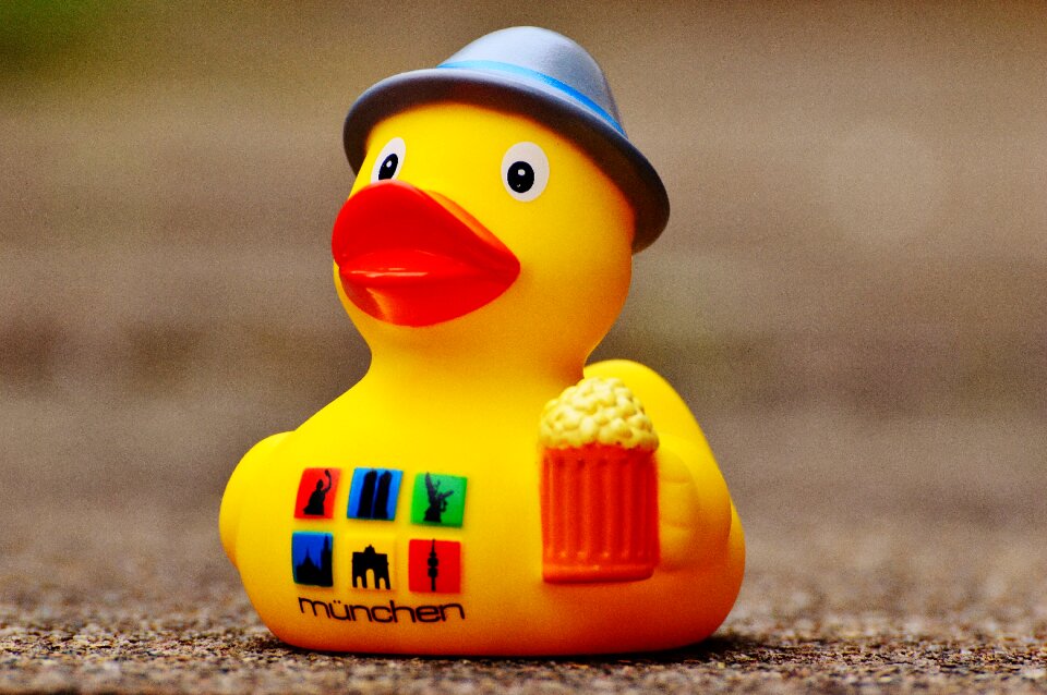 Bath duck toys rubber duck