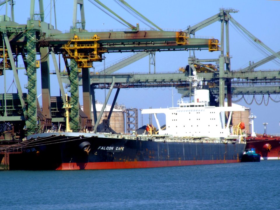 Falcon Cape - IMO 8914257 - Callsign HO3363 - p2, Mississippi harbour, Port of Rotterdam, Holland 04-Aug-2007