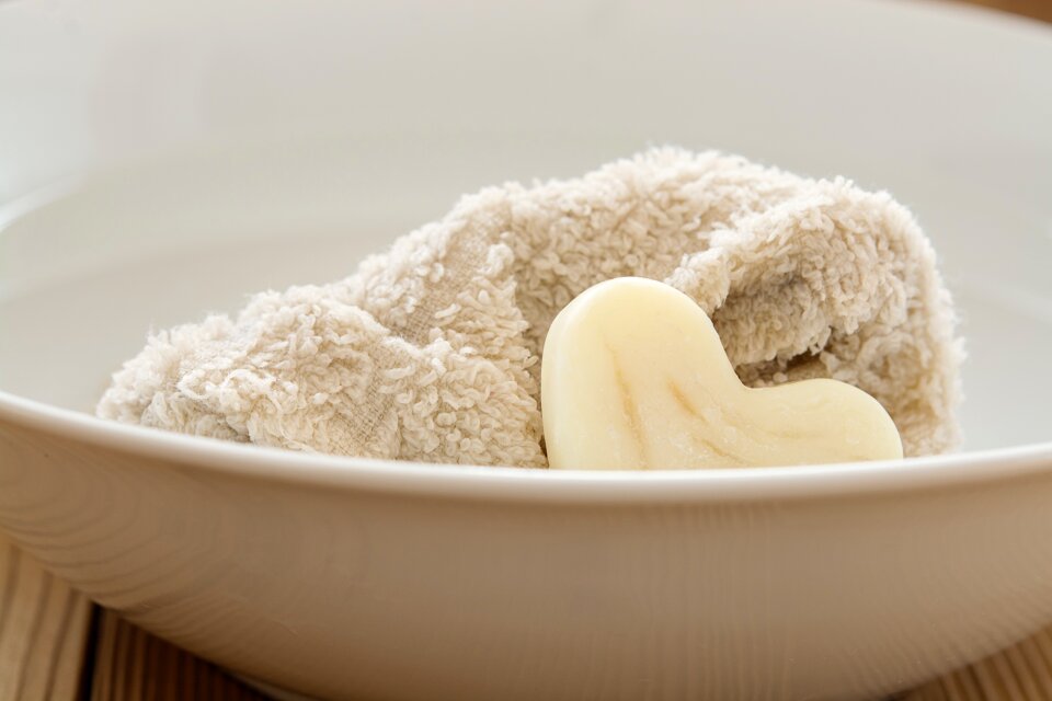 Washcloth soap body care
