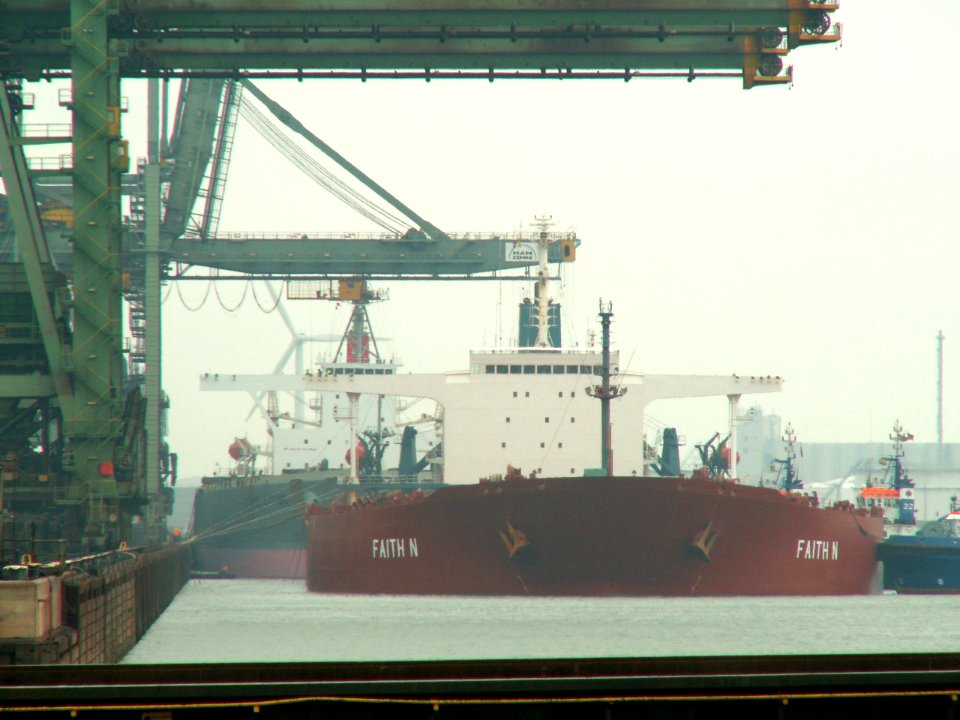 Faith N - IMO 8618425 - Callsign H9MS - photo1, Mississippi harbour, Port of Rotterdam, Holland 09-Apr-2006