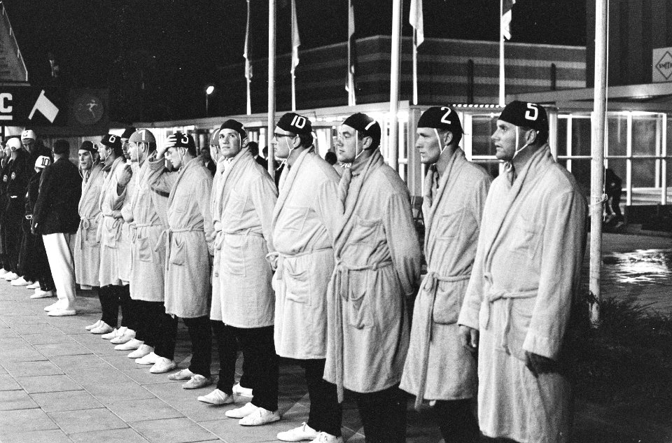 Europese Zwemkampioenschappen te Utrecht, waterpolo Nederland tegen Spanje 4-1, , Bestanddeelnr 919-4735