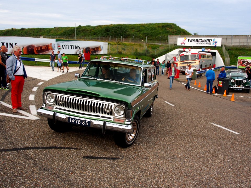 Entrance at Zandvoort circuit at the Oldtimer festival 2014