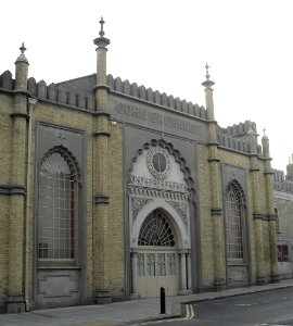 Entrance Wing of the Corn Exchange, Church Street, North Laine, Brighton (NHLE Code 1380399) (September 2010) (2)